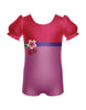 Cherry Gal Puff Sleeve Biketard