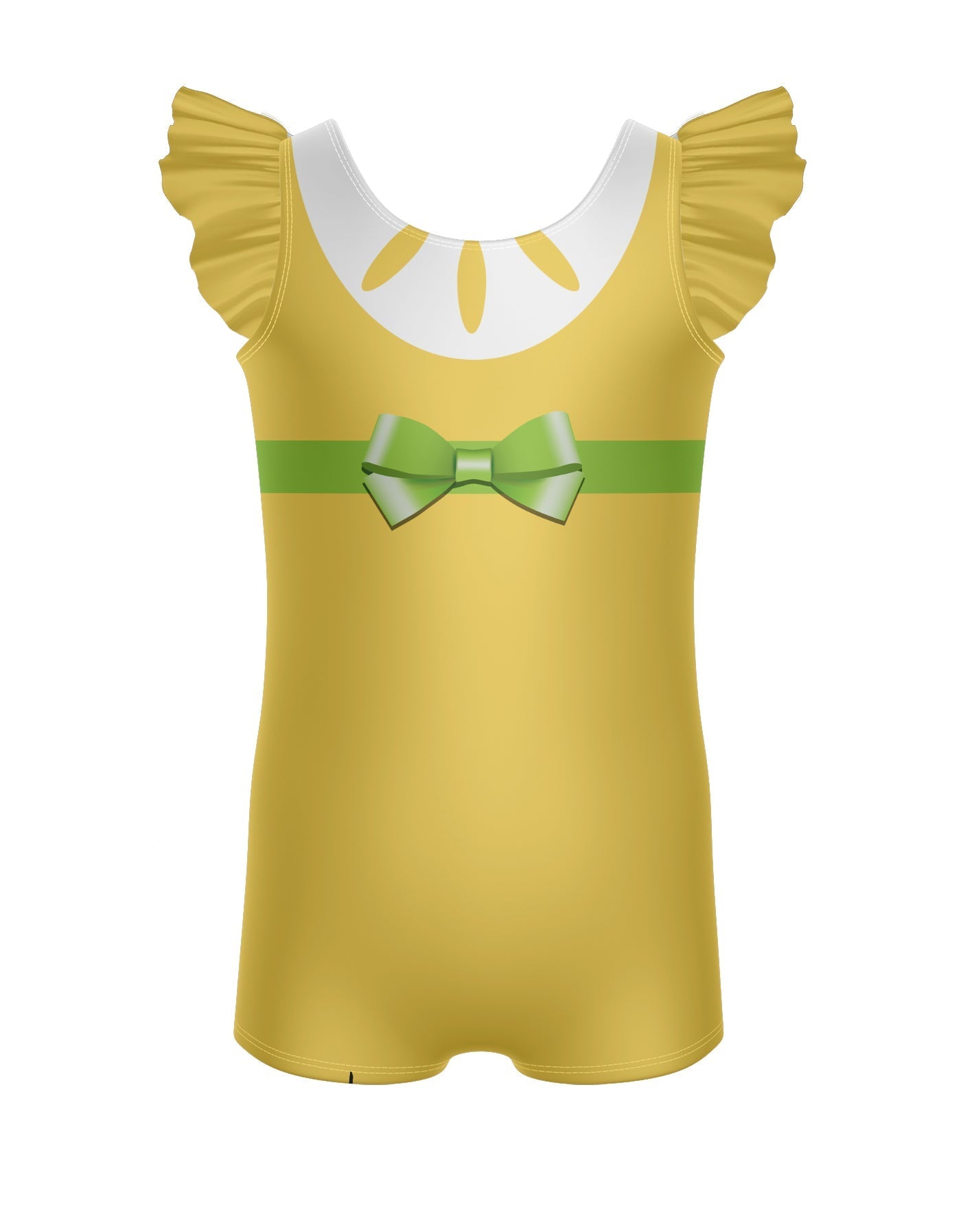 Lemon Gal Tank Gather Sleeve Biketard