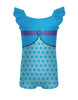 Blueberry Gal Camisole Flutter Sleeve Biketard
