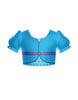 Blueberry Gal Puff Sleeve Crop Top
