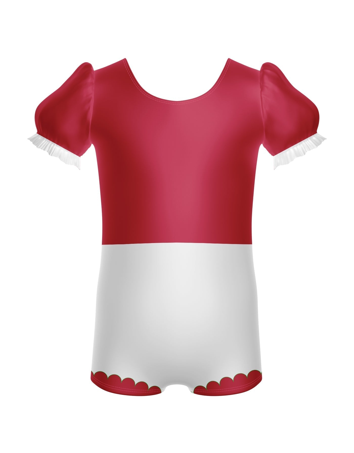 Smurfettes Puff Sleeve Biketard