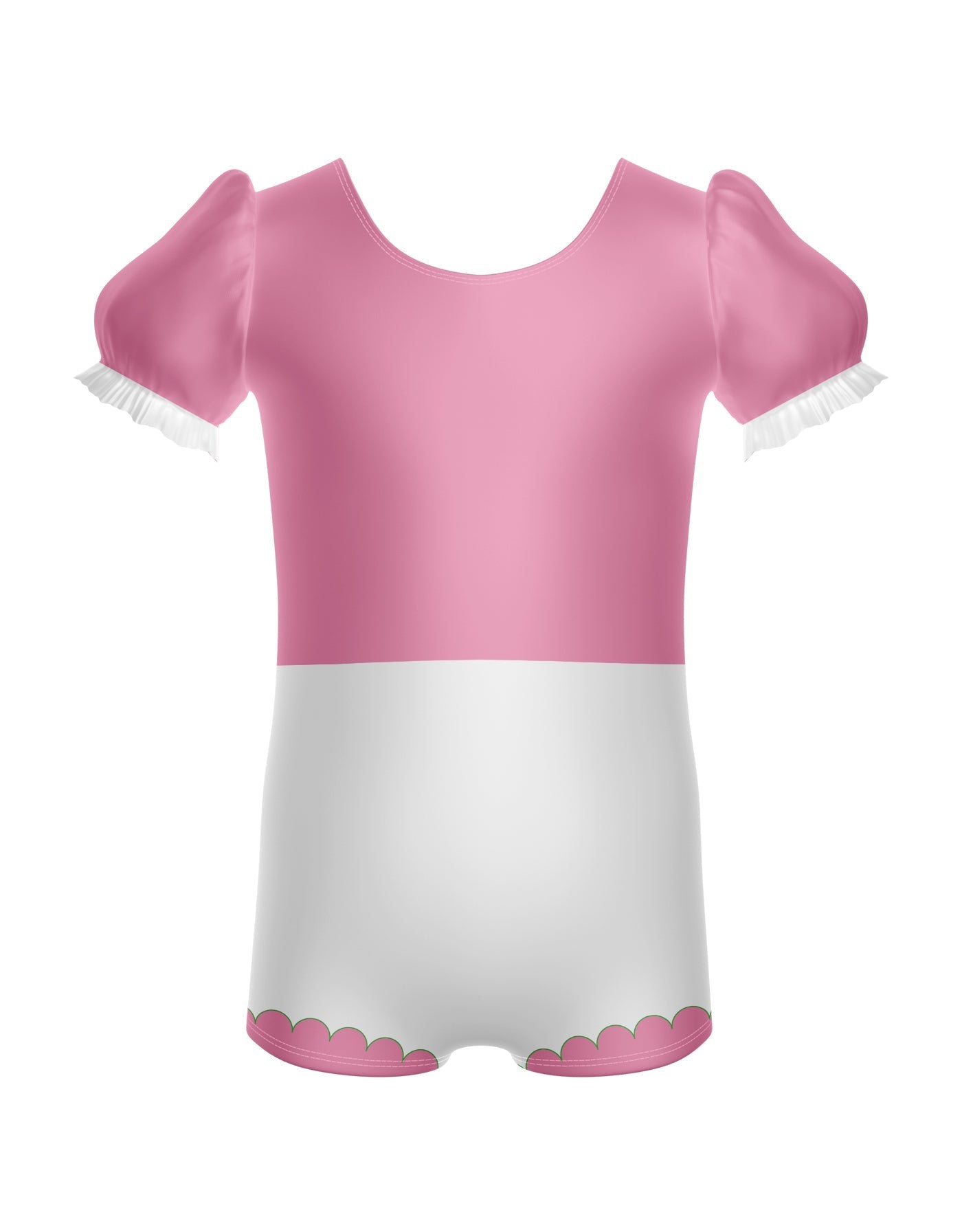 Smurfettes Puff Sleeve Biketard