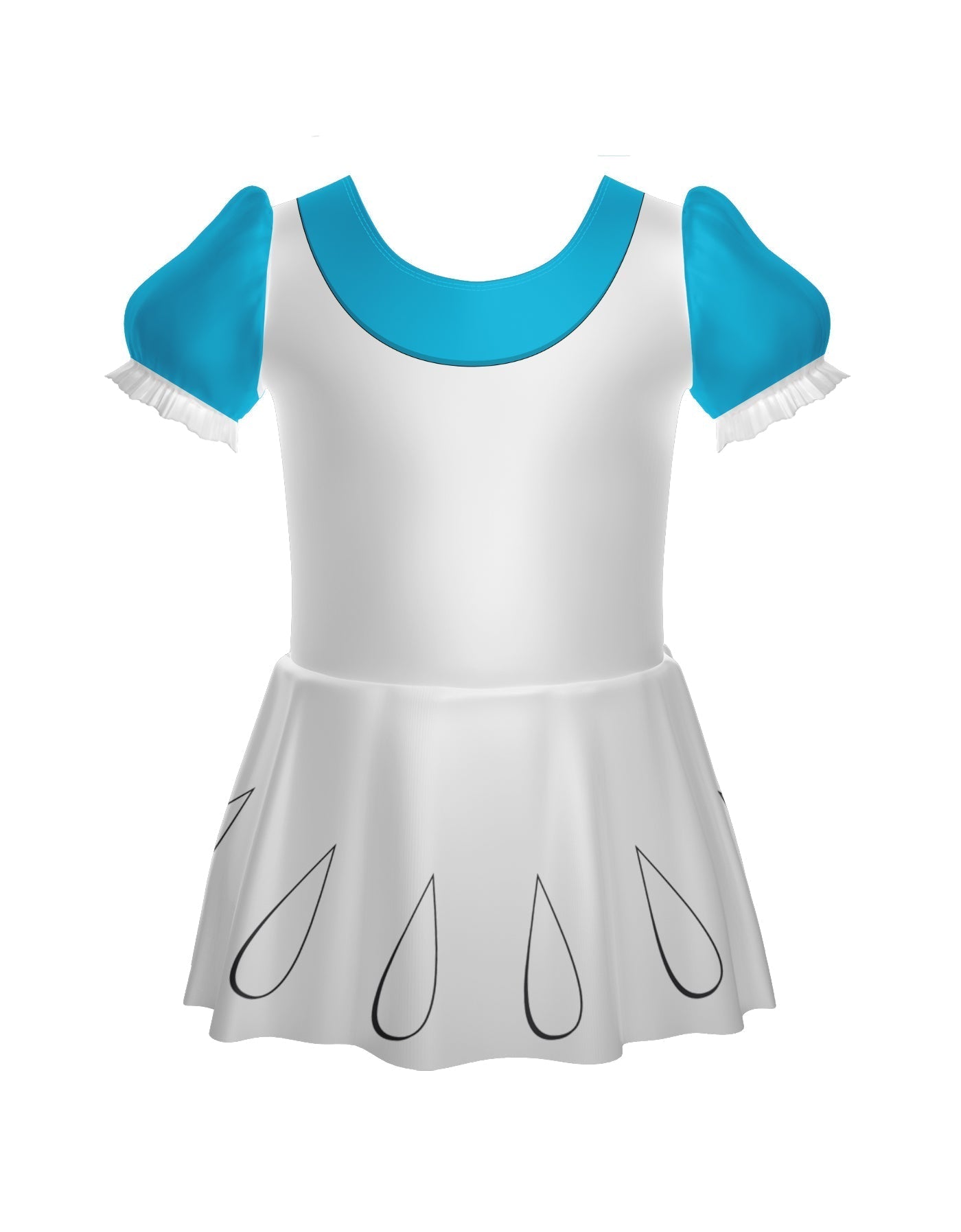 Smurfettes Puff Sleeve Dress