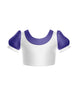 Smurfettes Puff Sleeve Crop Top