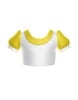 Smurfettes Puff Sleeve Crop Top