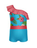 Tropicoco One Shoulder w Ruffle Biketard