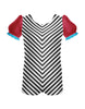 Banana Split Puff Sleeve Biketard
