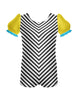Banana Split Puff Sleeve Biketard
