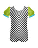 Banana Split Puff Sleeve Biketard