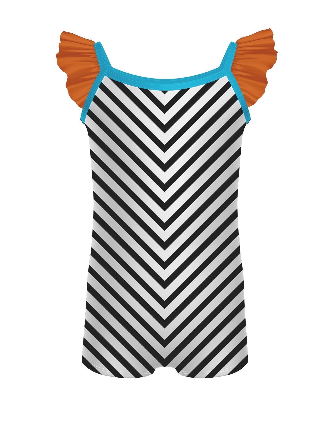 Banana Split Camisole Flutter Sleeve Biketard