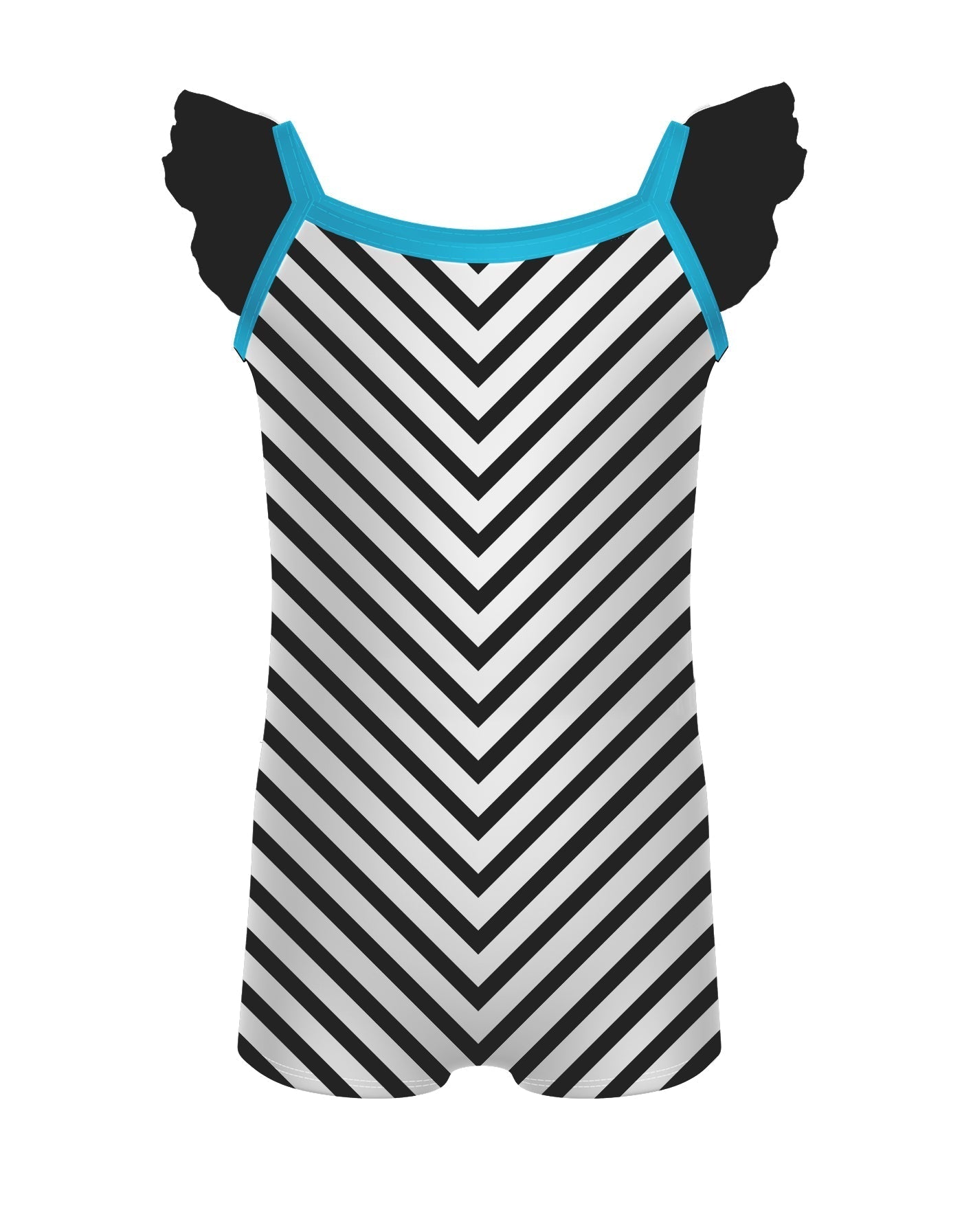 Banana Split Camisole Flutter Sleeve Biketard