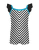 Banana Split Camisole Flutter Sleeve Biketard