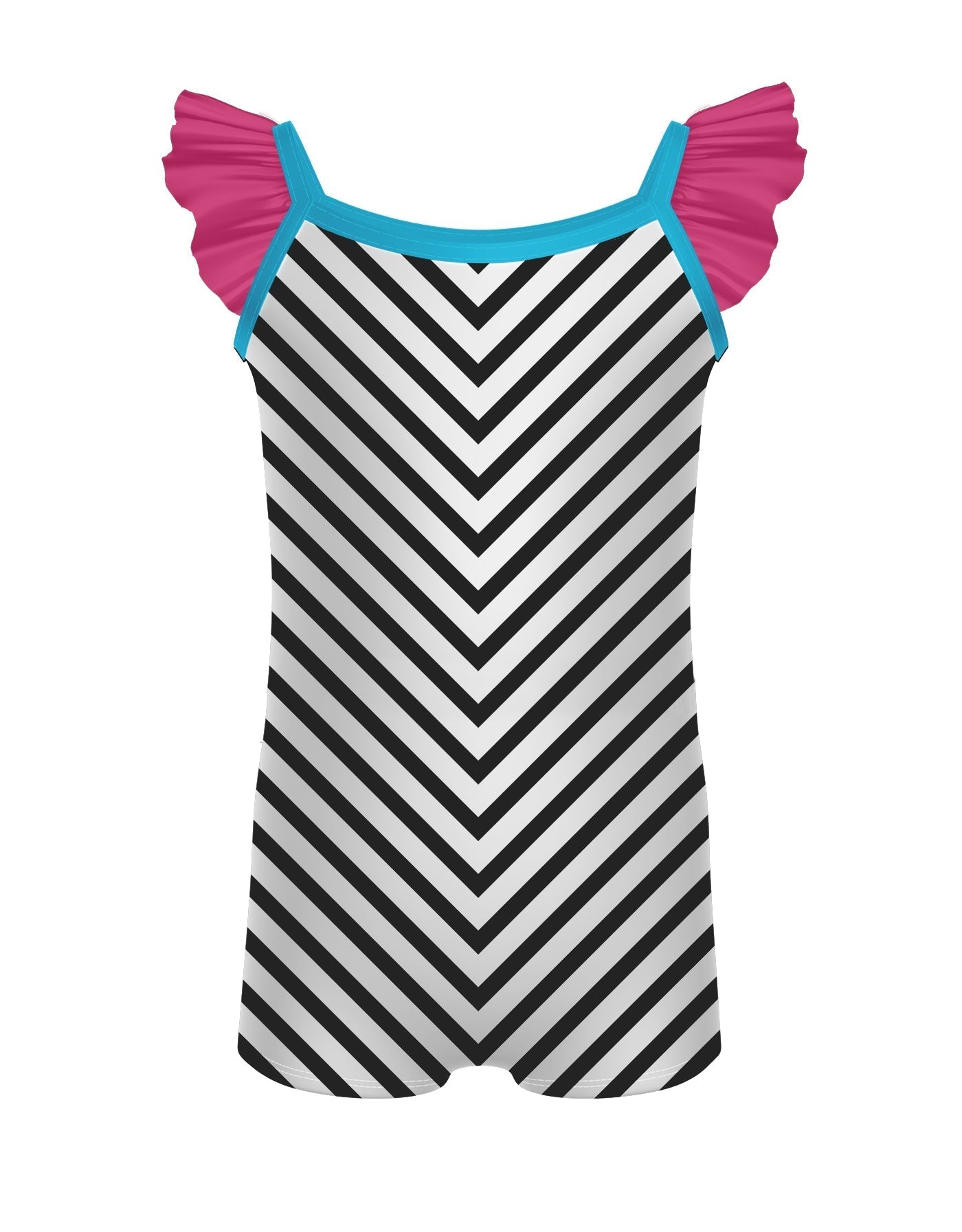 Banana Split Camisole Flutter Sleeve Biketard