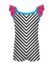Banana Split Camisole Flutter Sleeve Biketard