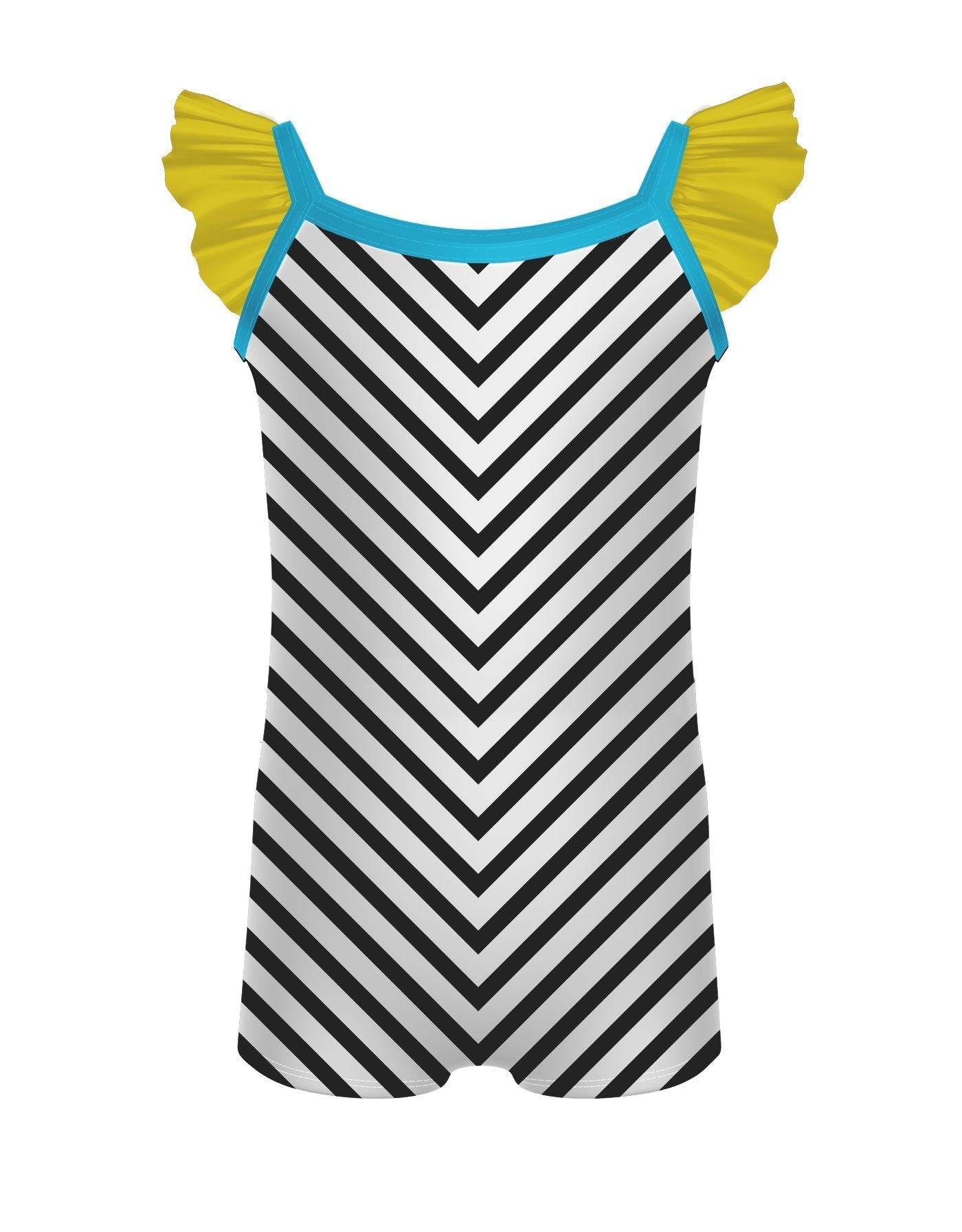 Banana Split Camisole Flutter Sleeve Biketard