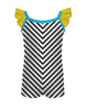 Banana Split Camisole Flutter Sleeve Biketard