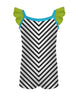 Banana Split Camisole Flutter Sleeve Biketard