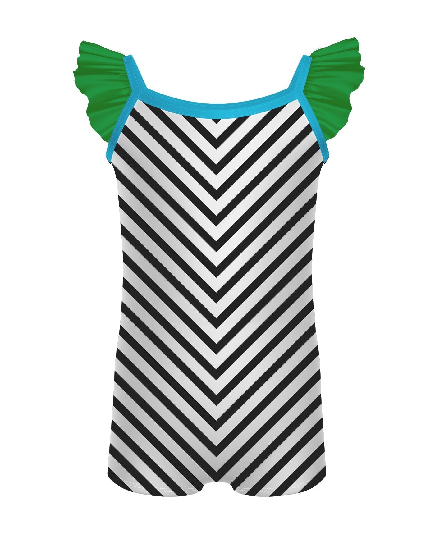 Banana Split Camisole Flutter Sleeve Biketard