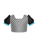 Banana Split Puff Sleeve Crop Top