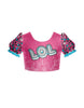 LOL Puff Sleeve Crop Top