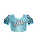 LOL Puff Sleeve Crop Top