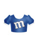 Chocolate M Puff Sleeve Crop Top