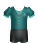 Wizards University Puff Sleeve Biketard