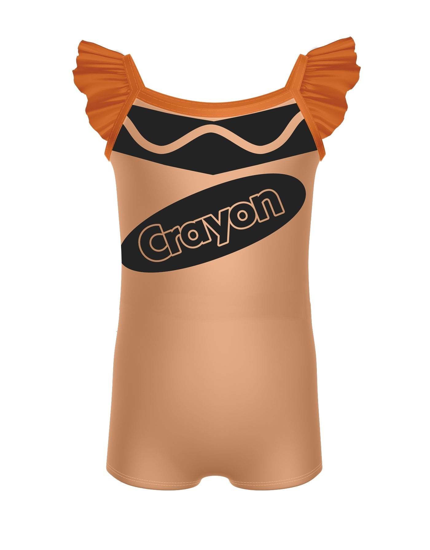 Crayons Camisole Flutter Sleeve Biketard