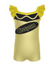 Crayons Camisole Flutter Sleeve Biketard