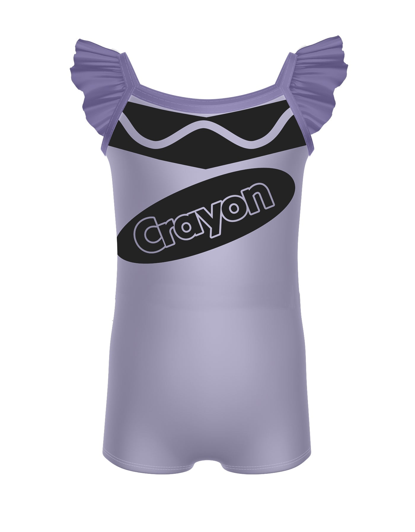 Crayons Camisole Flutter Sleeve Biketard