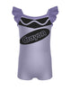 Crayons Camisole Flutter Sleeve Biketard