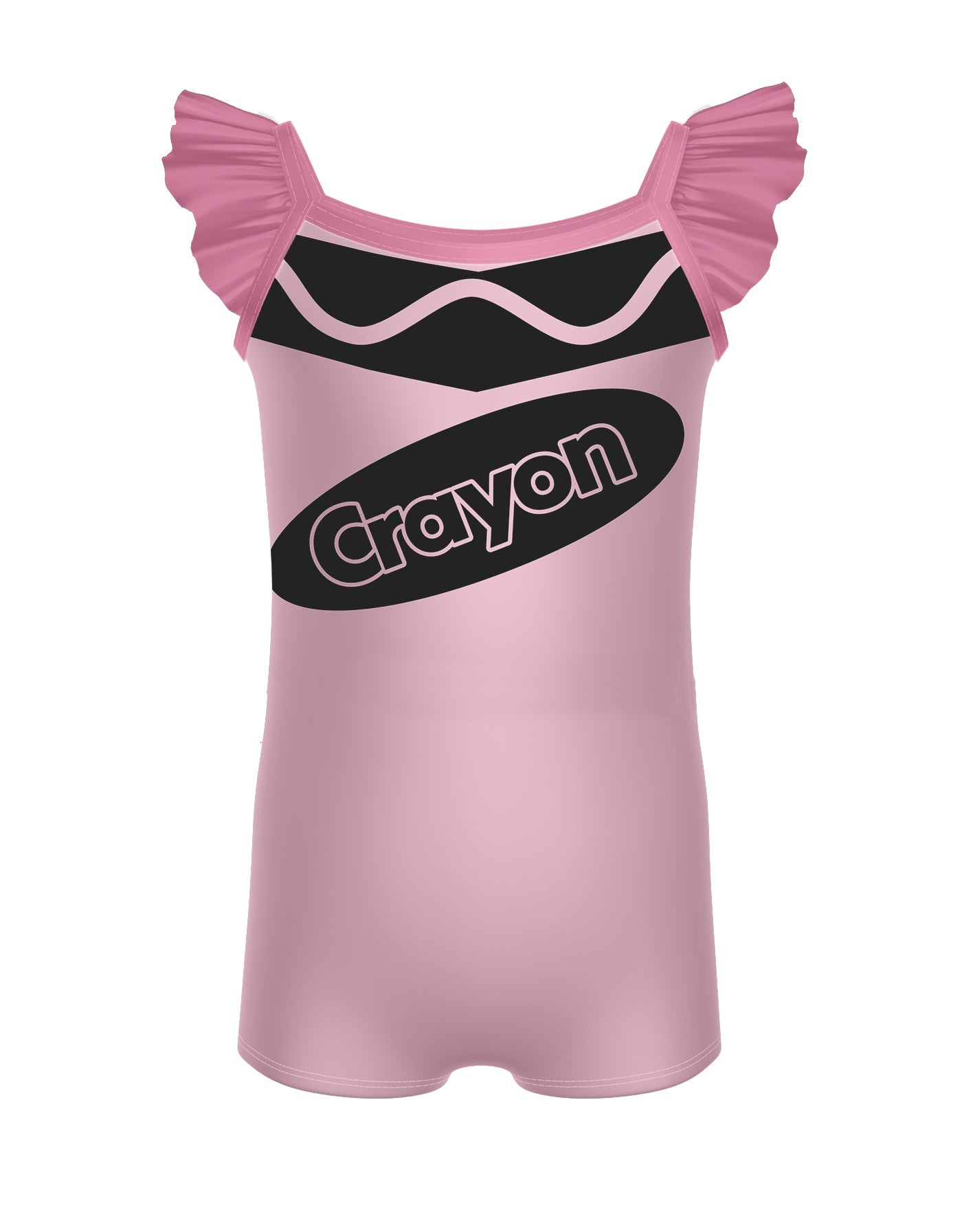 Crayons Camisole Flutter Sleeve Biketard