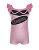 Crayons Camisole Flutter Sleeve Biketard