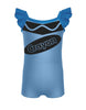 Crayons Camisole Flutter Sleeve Biketard