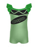 Crayons Camisole Flutter Sleeve Biketard