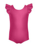 Solid Lycra Tank with Gather Sleeve Leotard