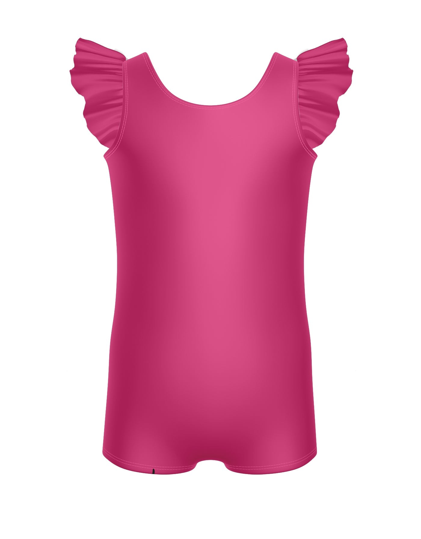 Solid Lycra Tank with Gather Sleeve Leotard
