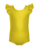 Solid Lycra Tank with Gather Sleeve Leotard