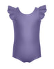 Solid Lycra Tank with Gather Sleeve Leotard