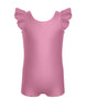 Solid Lycra Tank with Gather Sleeve Leotard