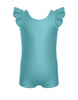 Solid Lycra Tank with Gather Sleeve Leotard
