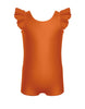 Solid Lycra Tank with Gather Sleeve Leotard