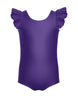 Solid Lycra Tank with Gather Sleeve Leotard