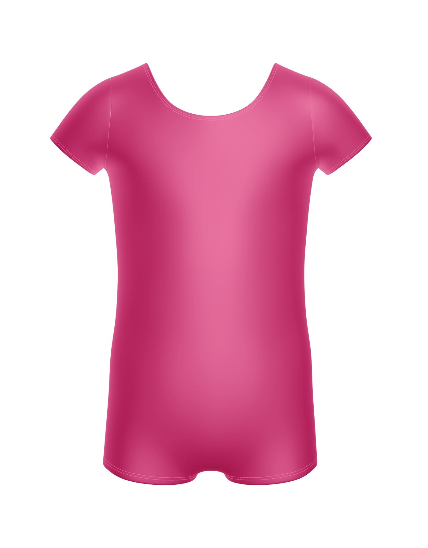 Solid Lycra Cap Sleeve Biketard