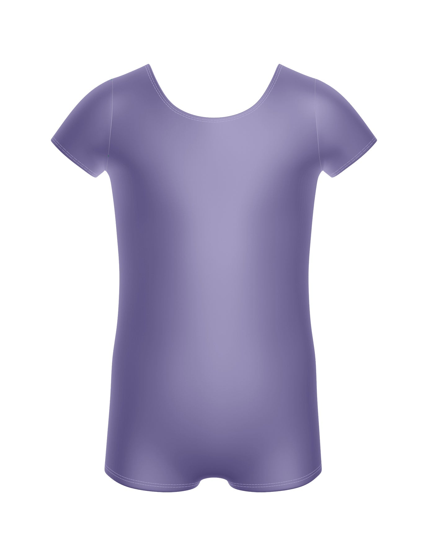 Solid Lycra Cap Sleeve Biketard