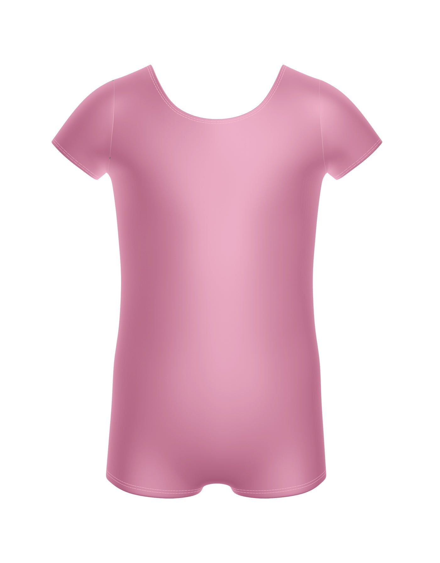Solid Lycra Cap Sleeve Biketard