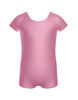 Solid Lycra Cap Sleeve Biketard