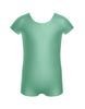 Solid Lycra Cap Sleeve Biketard