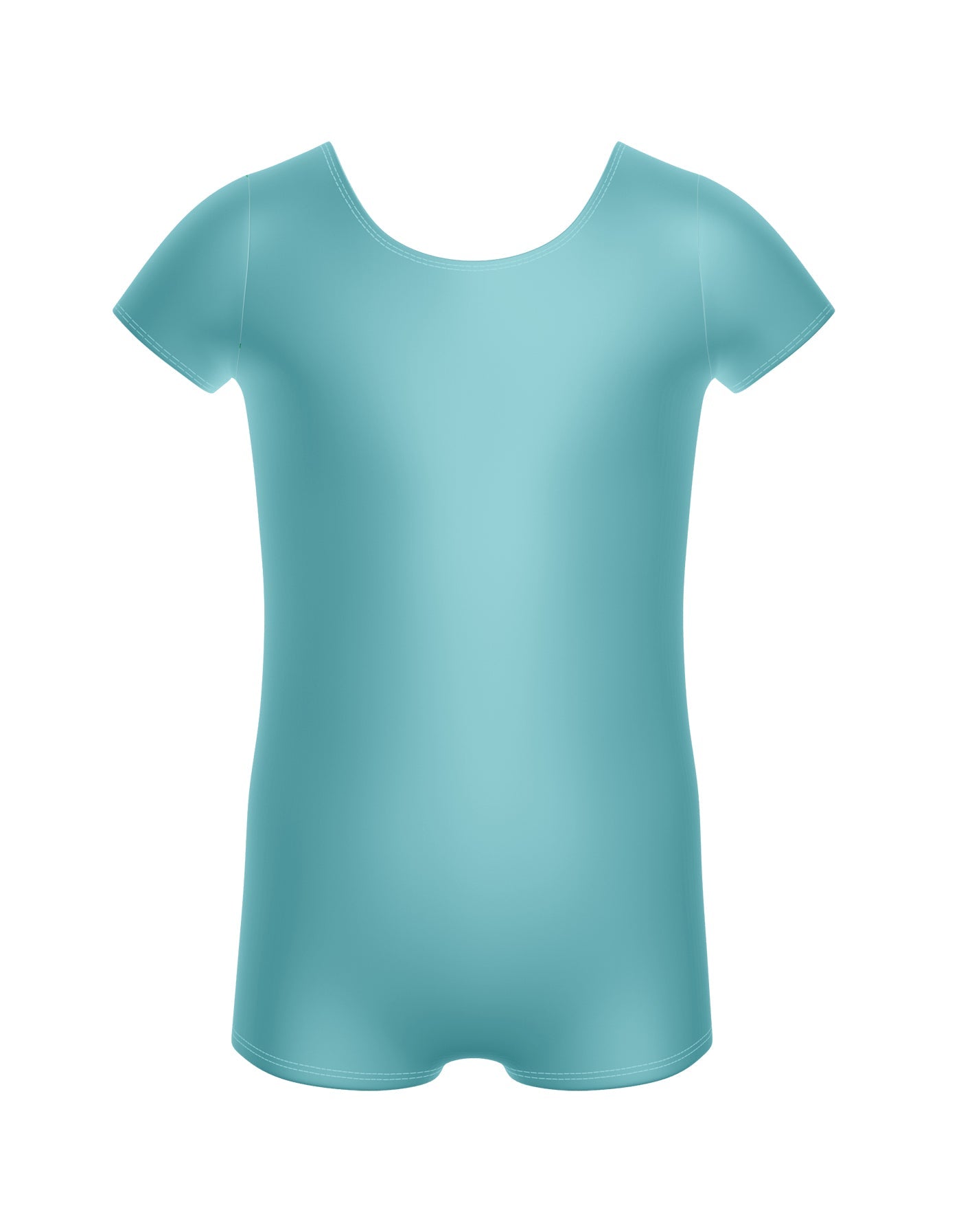Solid Lycra Cap Sleeve Biketard