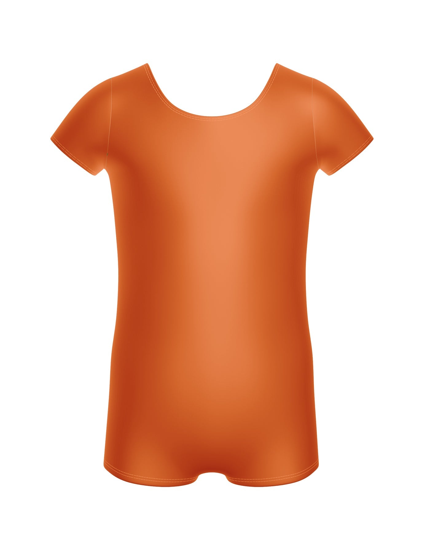 Solid Lycra Cap Sleeve Biketard